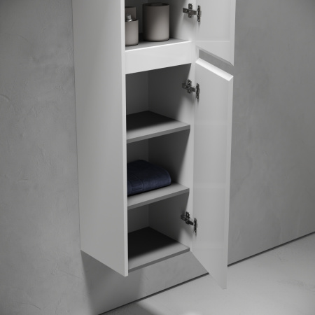 Шкаф-пенал Sancos Libra PLB35W 40х160 подвесной цвет белый